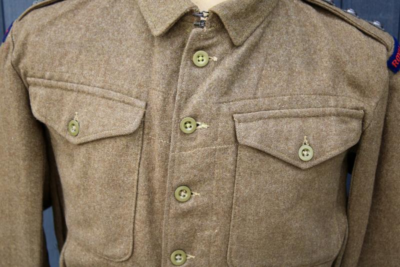 British R.A. Officers 40 Pattern Battle Dress Blouse