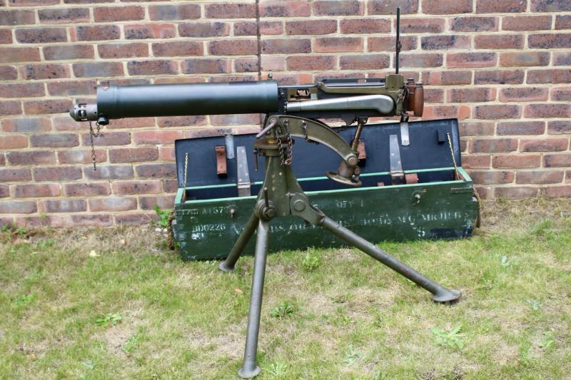 Australian Vickers Heavy Machine Gun & Mount. ( Pre-EU/UK Deactivation )