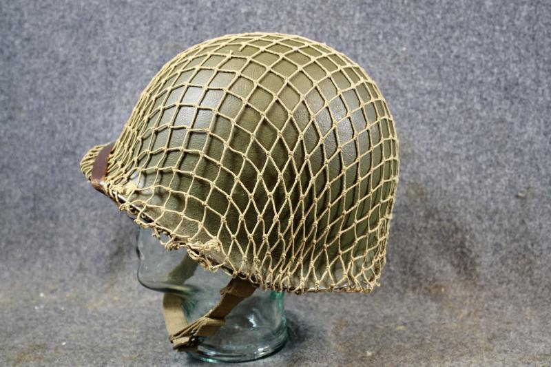 U.S. M1 Fixed Bale Helmet & Camouflage Netting