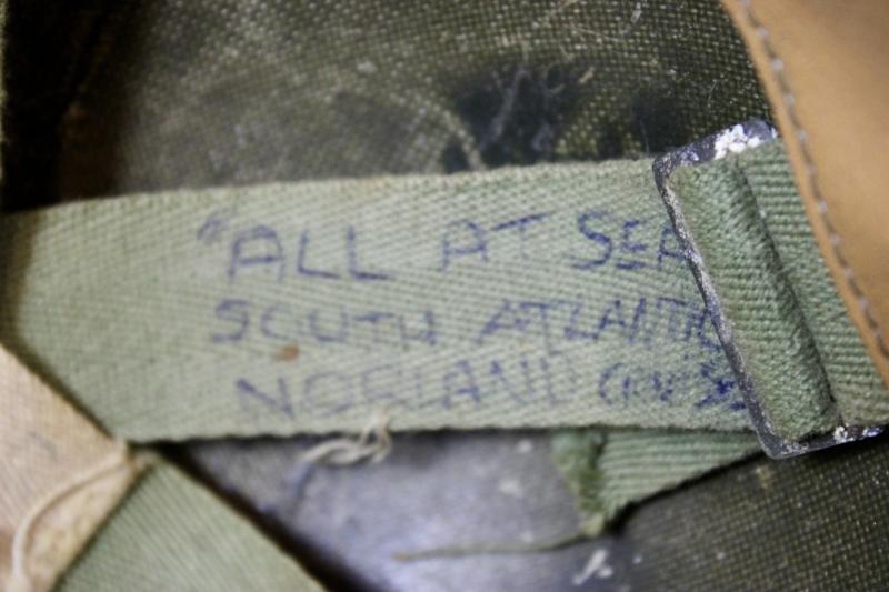 Argentinian M1 Helmet  Falklands Souvenir