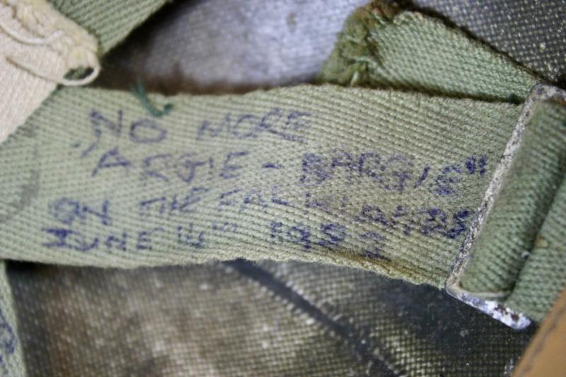 Argentinian M1 Helmet  Falklands Souvenir