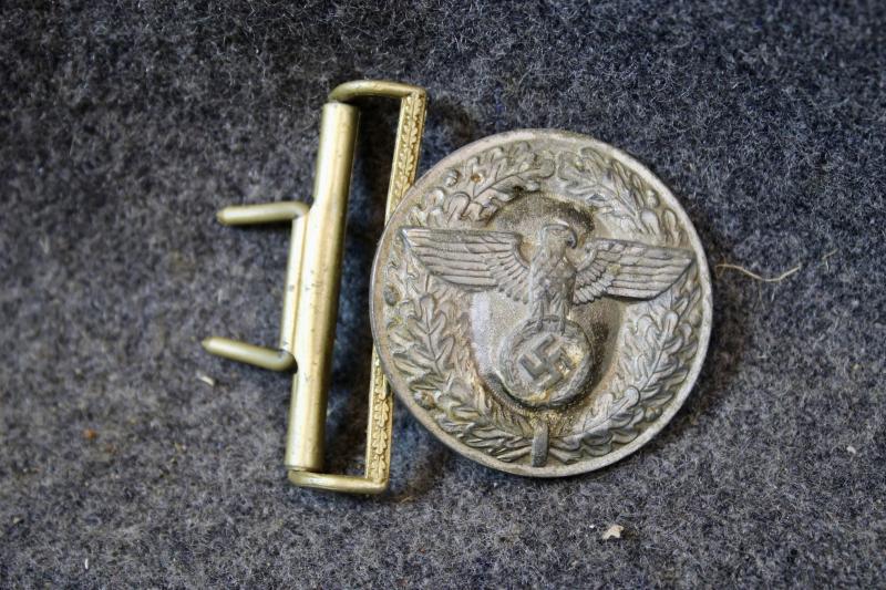 German Political Leaders Belt Buckle