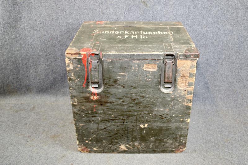 German Wooden Munitions Box
