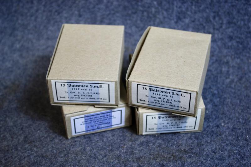 German Cardboard Rifle Ammunition Container
