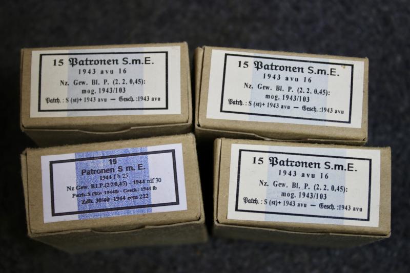 German Cardboard Rifle Ammunition Container