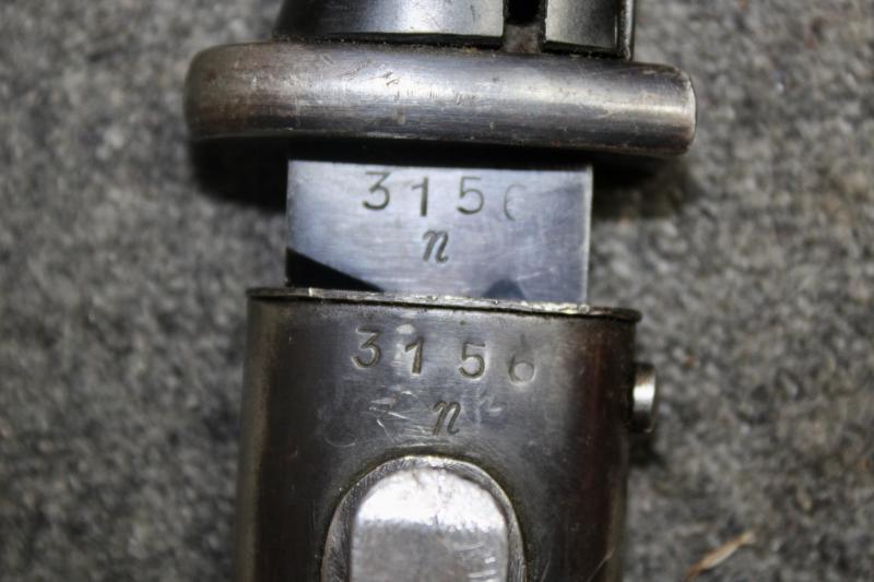 German S84/98 Bayonet ( Matching Numbered )