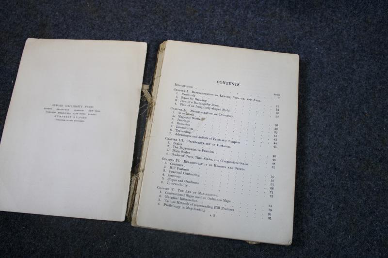 British Map Instruction Guidance Book & Cover