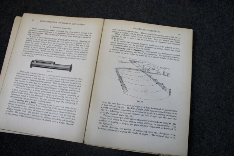 British Map Instruction Guidance Book & Cover