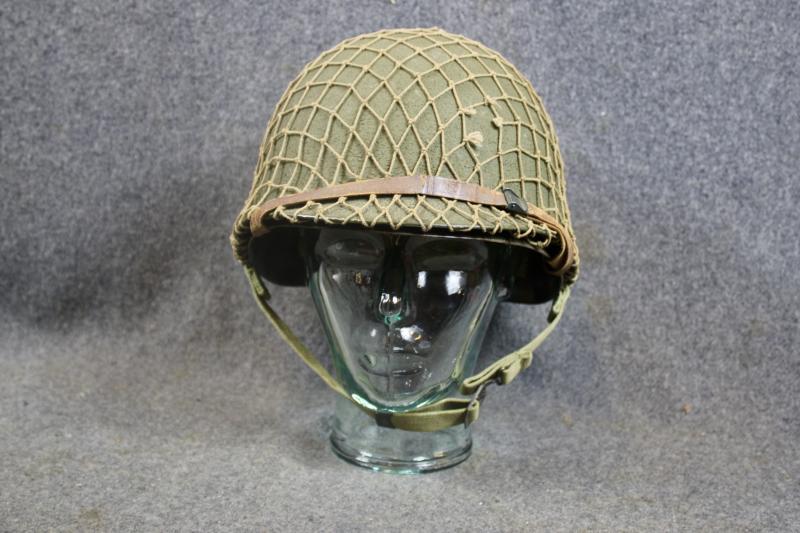 U.S. M1 Fixed Bale Helmet & Camouflage Netting