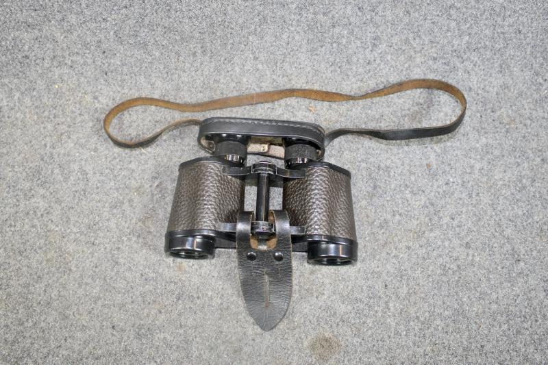 German 6x30 Binoculars & Bakelite Carrying Case