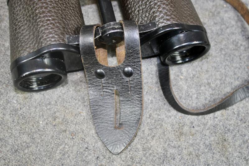 German 6x30 Binoculars & Bakelite Carrying Case