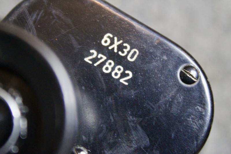 German 6x30 Binoculars & Bakelite Carrying Case