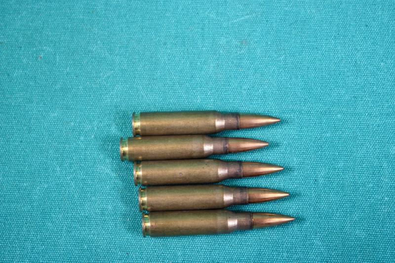 British Inert 7.62mm Rounds
