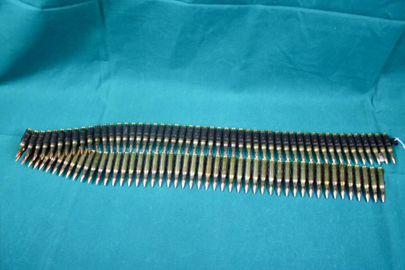 Inert 100 Round belt 7.62mm Rounds