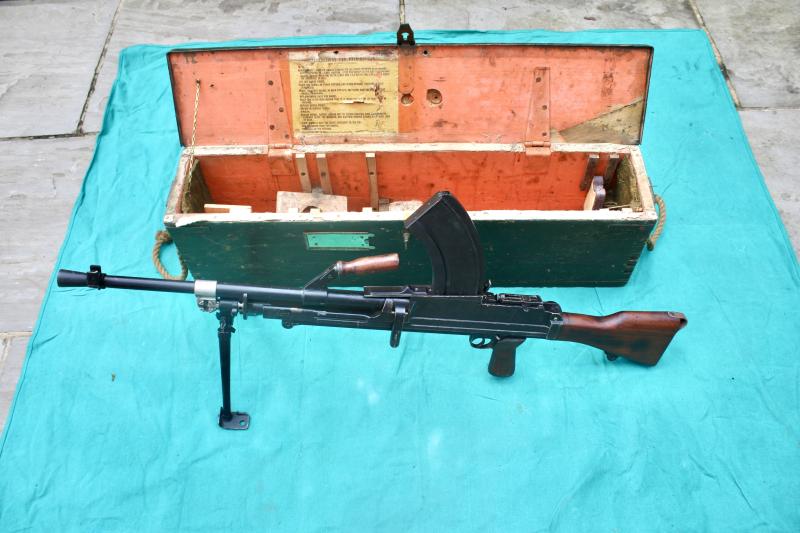 British MKII Bren Gun & Transit Box ( Pre-EU/UK Deactivation )