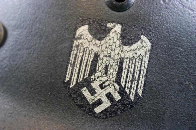 German Army Single Decal M35 Helmet