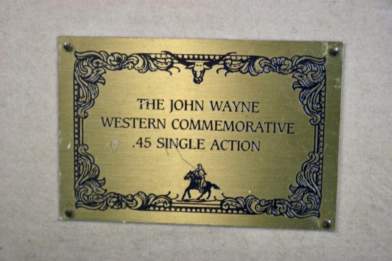 Replica of John Waynes Colt M1875 Peacemaker. ( Franklin Mint )