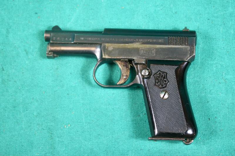 German Mauser Model M1910 Pistol  ( Pre-EU/UK Deactivation )