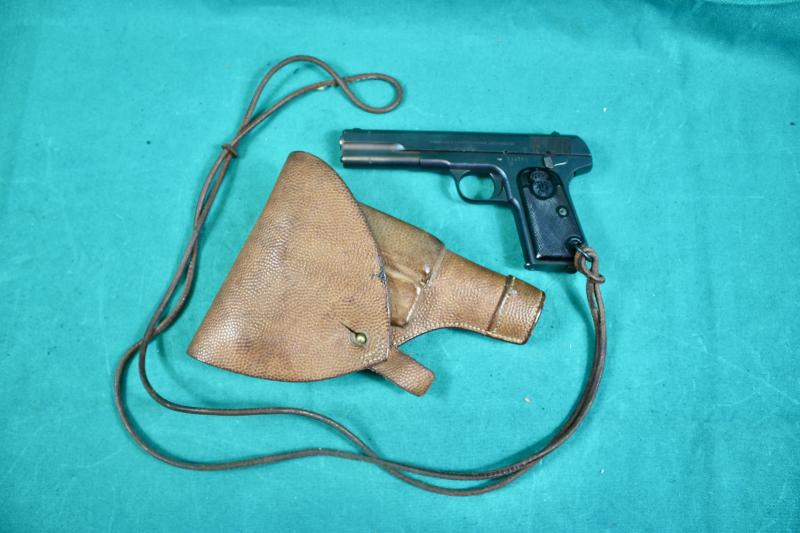 Swedish Husqvarna M1907 Pistol & Holster  ( Pre-EU/UK Deactivation )