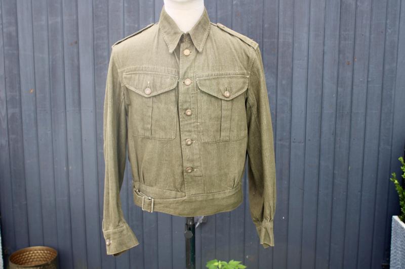 British Denim Battle Dress Blouse