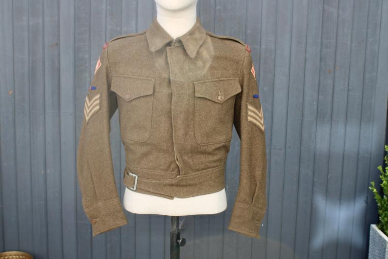 British Battle Dress  Royal Engineers XIII Corps