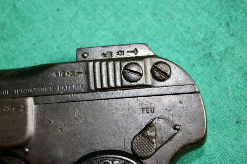 Deactivated Belgium Browning Model 1900 Pistol